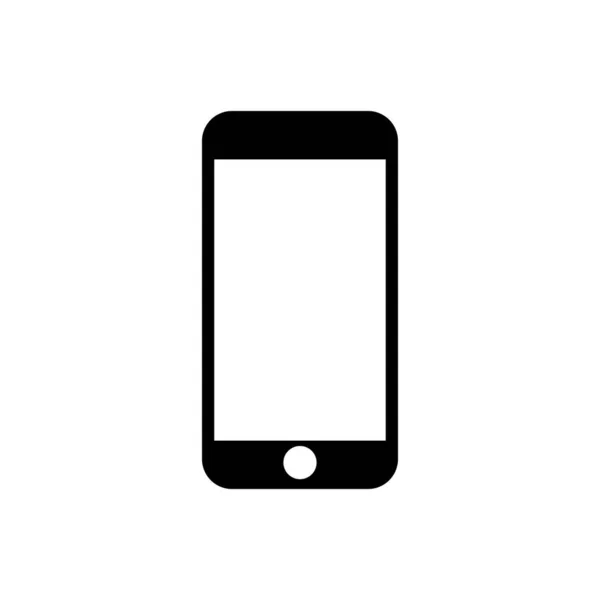 Smartphone Logo Icon Withblack White Colors — Stock Photo, Image
