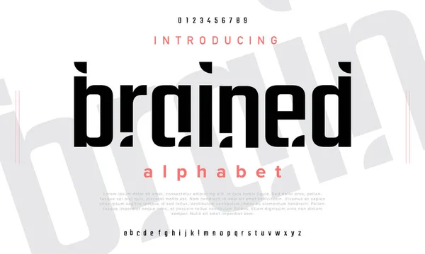 創造的なスタイルのフォント アルファベット シンボル ベクターイラスト — ストックベクタ