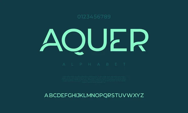 vektör biçimlendirilmiş modern alfabe yazı tipi