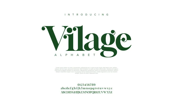 Lüks, zarif alfabe harfleri ve sayılar. Zarif düğün tipografisi klasik serif yazı tipi dekoratif antika. Yaratıcı vektör illüstrasyonu