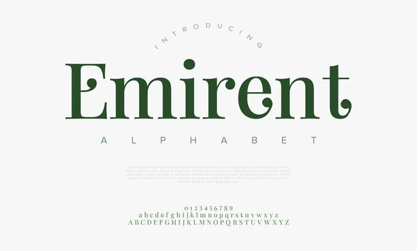 Дизайн Логотипа Буквы Алфавита Элегантной Иллюстрацией Зеленой Текстуры — стоковый вектор