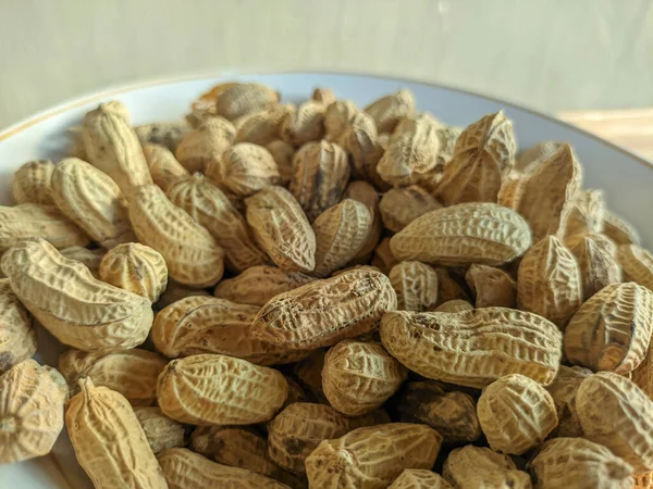 Orzeszki Ziemne Tanah Kacang Lub Kacang Kulit — Zdjęcie stockowe