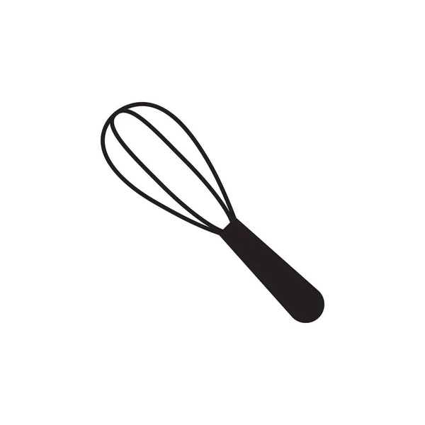 Manual Egg Beater Flat Icon — Stock Vector