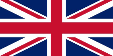 Birleşik Krallık bayrağı, İngiliz ulusal bayrağı illüstrasyonu 