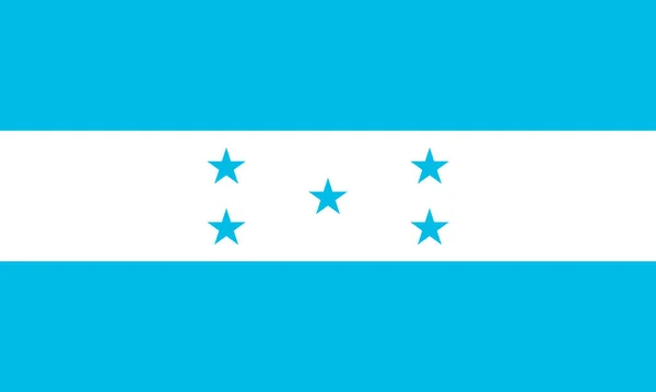 Banner Simple Bandera Honduras Vector Ilustración — Archivo Imágenes Vectoriales