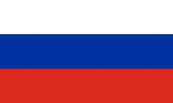Bandeira Estatal Russa Bandeira Nacional Rússia Ilustração Vetorial —  Vetores de Stock