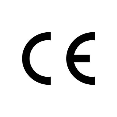 CE işareti, vektör illüstrasyonu