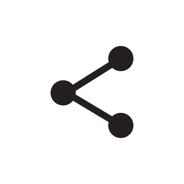 Beyaz arkaplanda paylaşım simgesi