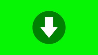Yeşil ekranda kaybolan yeşil indirme tuşuna dokunun. Hazır sembol canlandırmasını indir