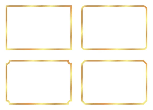 dikdörtgen çerçeve beyaz arkaplanda izole edildi