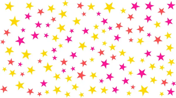 vector seamless pattern with stars on a white background