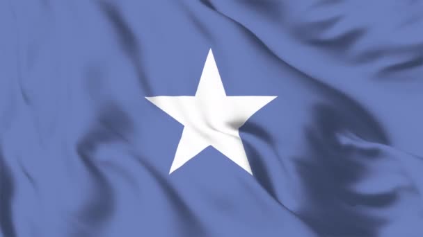 Somália Acenando Bandeira Vídeo Animação Mongólia Acenando Bandeira Sem Costura — Vídeo de Stock