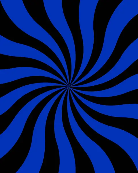 Mavi ve siyah spiral ışın çizgilerinin girdap arkaplanı