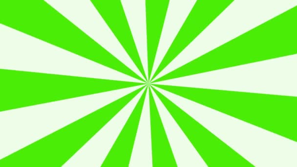 Green White Spiral Animation Background — Stock Video
