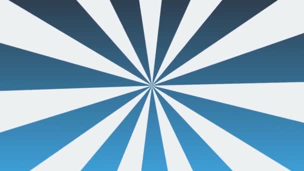 Blue White Spiral Animation Background — Stock Video