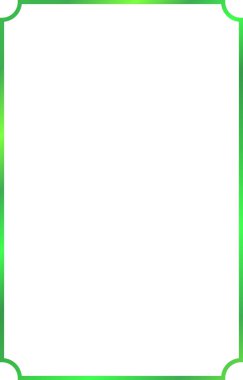yeşil renk çerçeve kenarı, vektör çizimi