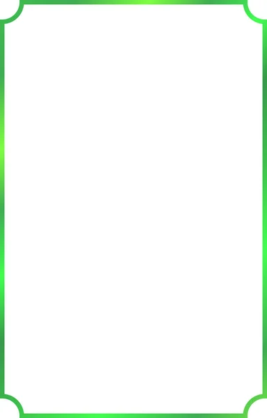 yeşil renk çerçeve kenarı, vektör çizimi