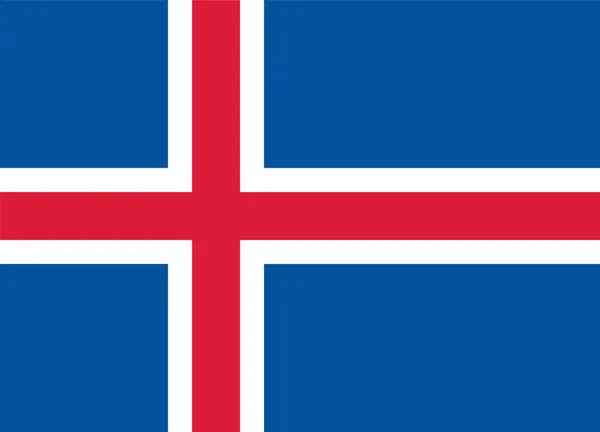 İzlanda 'nın ulusal bayrağı