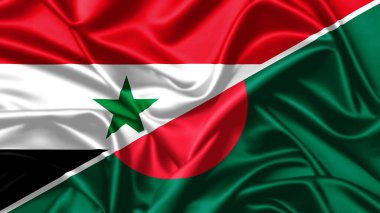 Suriye ve Bangladeş Birleşik bayrağı