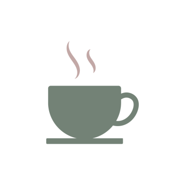 Kahve fincanı beyaz arka planda izole