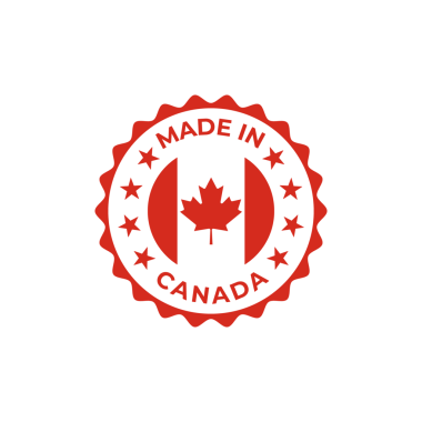 Kanada yuvarlak rozet tasarımında ulusal bayrak ile yapıldı