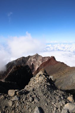 Lombok Adası 'ndaki Rinjani Dağı.