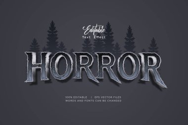 Grafik biçimli 3d düzenlenebilir vektör metin efekti