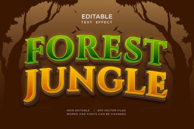 3d vektör düzenlenebilir metin efekti