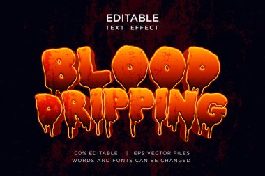 kan düzenlenebilir metin efekti