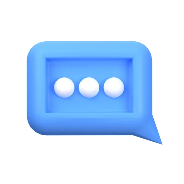 Icon Buble Chat Object — Stock Photo, Image