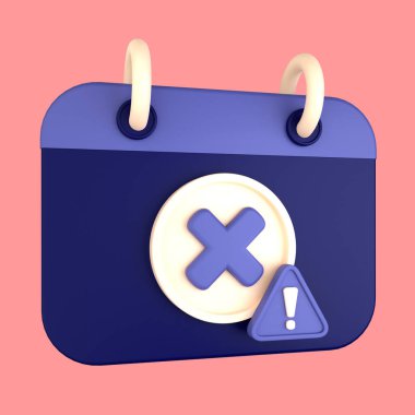 Boş Olay 'ın 3D çizimi. Boş eyaletler 3 boyutlu konsept. 3d hazırlayıcı