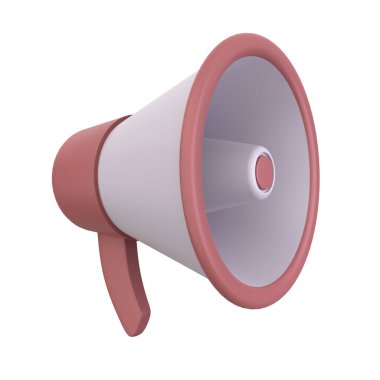 Beyaz arka planda izole edilmiş 3D illüstrasyon duyurusu. İş Yönetimi 3 boyutlu kavram. 3d hazırlayıcı