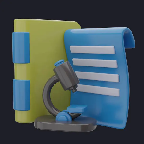 research files of 3d illustration. Library 3D icon Concept. 3d render