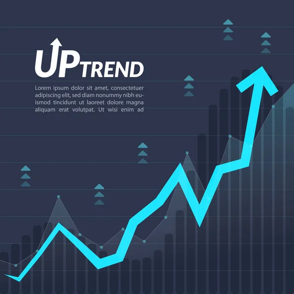 Green Blue Arrow dijital ve teknoloji temalı grafik ve bar tablosunu yükselterek, modern veri görselleştirmesi ile finansal büyümeyi gösteriyor. Teknolojiyle ilgili projeler, sunumlar ve raporlar için mükemmel..
