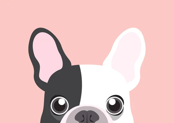 Adorable Frenchie Begging You Feed Her Cute French Bulldog Hungry — Stock Vector