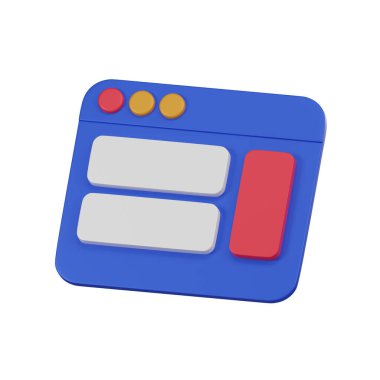 Projelerinizi, web sitesi ve uygulama tasarımı için mükemmel olan 3 boyutlu minimal web simgesi ile yükseltin. Görsellerine parlak ve çok yönlü bir dokunuş ekle. Web, sunumlar ve daha fazlası için ideal.