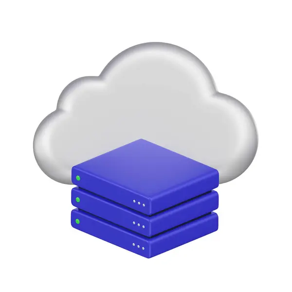 Revolutionize projects with a 3D Cloud Infrastructure icon. Ideal for web, presentations, and tech designs, symbolizing robust and scalable cloud solutions. Elevate your visuals with modern sophistication.