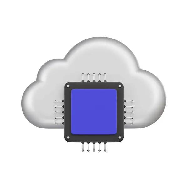 Transform your projects with a 3D Cloud Computing Unit icon. Ideal for web, presentations, and tech designs, symbolizing advanced and efficient cloud computing. Elevate your visuals with modern sophistication.