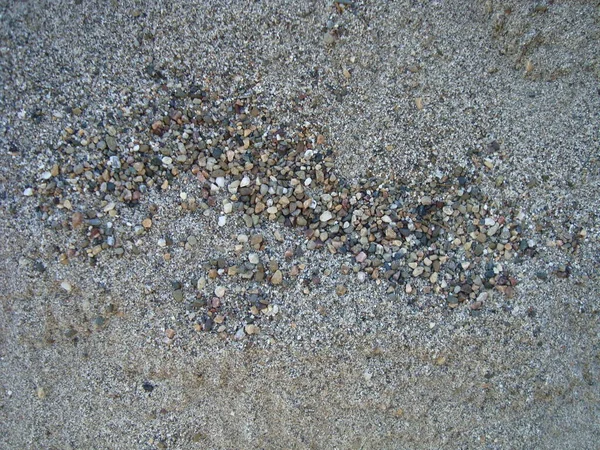 Морские Камни Песке Пляже — стоковое фото