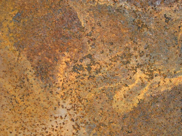 Rusty Metalen Textuur Met Krassen — Stockfoto