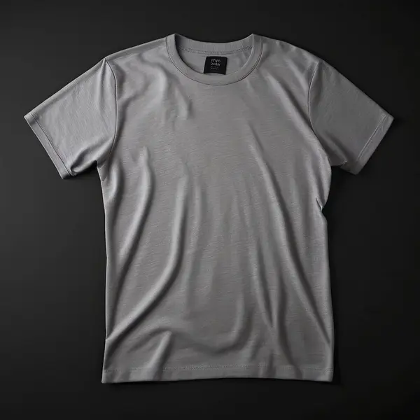 Wit Shirt Zwarte Achtergrond — Stockfoto