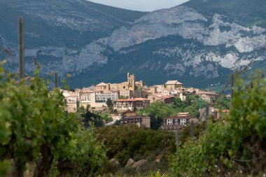 Rioja, İspanya 'daki köyün bir fotoğrafı.