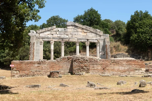 Ruinen Des Römischen Forums Apolonien Albanien — Stockfoto
