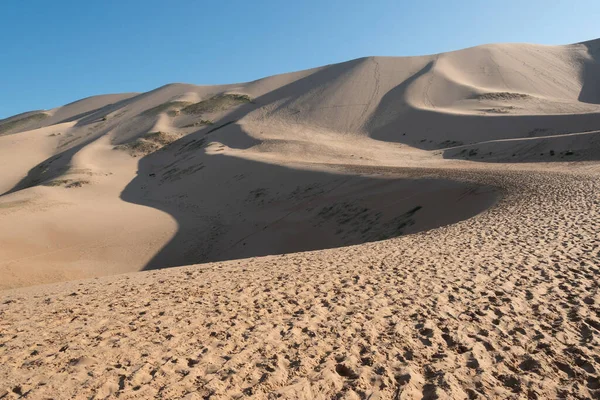 Homokdűnék Góbi Sivatagban Mongólia — Stock Fotó