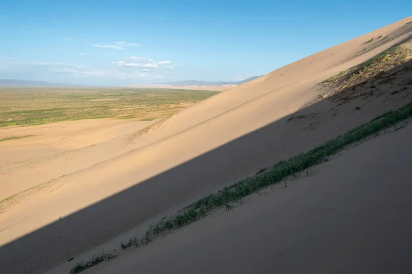 Gyönyörű Táj Sivatag Mongóliában — Stock Fotó