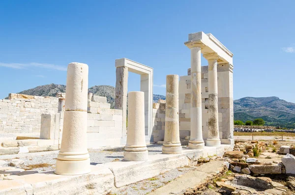 Demeter Templom Naxos Szigeten Görögországban — Stock Fotó