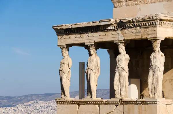 Karitatider Akropolis Aten Grekland — Stockfoto