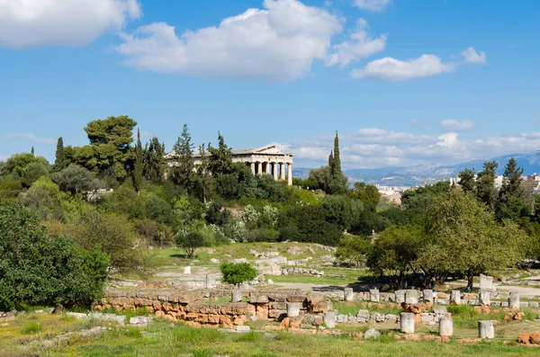 Tempel Och Ruiner Utlänningar Grekland — Stockfoto