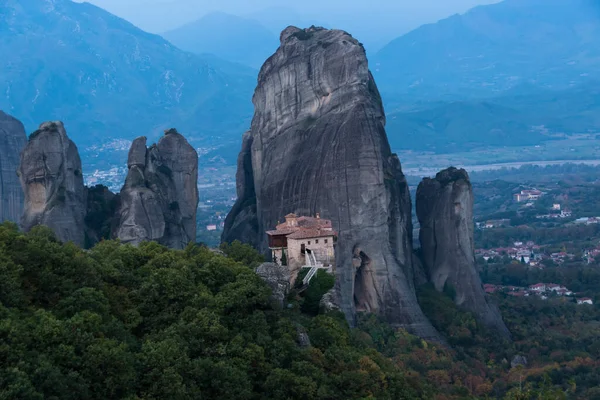 Метеора Скеля Монастирем Греція — стокове фото