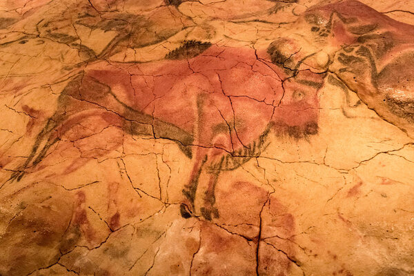 palelolithic bison of Altamira, Испания
